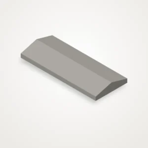 Плита парапетная двускатная с капельниками 1305x550x140