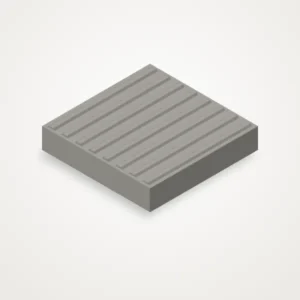 Тактильная плитка Квадратный риф 500х500x100