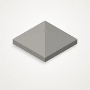 Навершие для столба №6 «Черепица большая» 560x560x190
